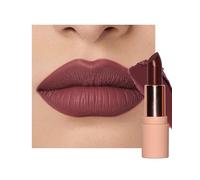 Rouge a Levre Velvet Mat pour Femme, Brun Rouge Rouge à Lèvres Haute Pigmentation avec Texture Crémeuse et Mat, Longue Tenue Confortable, Full Coverage Végan Lipstick, Maquillage pour les Lèvres-304