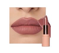 Rouge a Levre Velvet Mat pour Femme, Nude Rose Rouge à Lèvres Haute Pigmentation avec Texture Crémeuse et Mat, Longue Tenue Confortable, Full Coverage Végan Lipstick, Maquillage pour les Lèvres-302