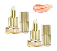 Rouge à lèvres à changement de température - Baume à lèvres transparent doré qui change de couleur - Tenue 24 heures - Imperméable et durable - Nourrissant - Baume à lèvres non décolorant pour naturel