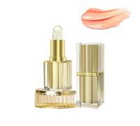 Rouge à lèvres à changement de température - Baume à lèvres transparent doré qui change de couleur - Tenue 24 heures - Imperméable et durable - Nourrissant - Baume à lèvres non décolorant pour naturel