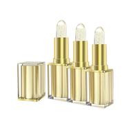 Rouge à lèvres à changement de température - Tenue 24 h - Or transparent - Baume à lèvres qui change de couleur - Imperméable et longue durée - Rouge à lèvres résistant au transfert de couleur