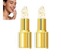 Rouge à lèvres à couleur changeante et pH ajustable, rouge à lèvres longue tenue 24h sans transfert, rouges lèvres hydratants et brillants, rouges à lèvres nourrissants, couleur thermosensible. (2PCS)