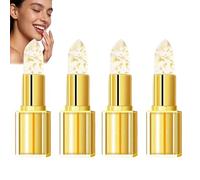 Rouge à lèvres à couleur changeante et pH ajustable, rouge à lèvres longue tenue 24h sans transfert, rouges lèvres hydratants et brillants, rouges à lèvres nourrissants, couleur thermosensible. (4PCS)
