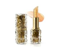 Rouge à lèvres à couleur changeante,rouge à lèvres transparent à effet cristal doré longue tenue 24 heures,brillance hydratante et nourrissante pour femmes,Rouge à lèvre à pH adaptatif(2#)