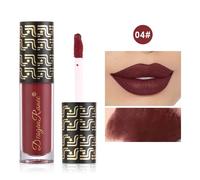 Rouge À Lèvres Antiadhésif Mat,Violet,Bleu,Vert,Noir,Pigment Durable,Glaçage,Marron Terre,Noël,Halloween,Maquillage Pour Les Lèvres.04.4g