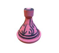 Rouge à Lèvres Artisanal Aker Fassi Magique- 100% Bio et Naturel - Longue Tenue - Fait Main au Maroc - Disponible en Vert, Jaune, Rose, Bleu, Violet - Rouge Traditionnel Berbère (Rose)
