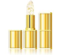 Rouge à lèvres changeant de couleur,Remainder Color Changing Lipstick,Lipstick Color Changing Long Lasting 24H- Gold Crystal pH Chapstick,Transfer-Proof,Moisturizing Glossy Shine Lip Gloss