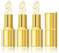 Rouge à lèvres changeant de couleur,Remainder Color Changing Lipstick,Lipstick Color Changing Long Lasting 24H- Gold Crystal pH Chapstick,Transfer-Proof,Moisturizing Glossy Shine Lip Gloss