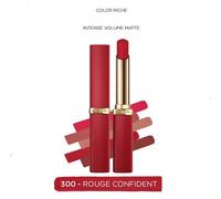 L'Oréal Paris Intense Volume Stylo à Lèvres Matte Colors of Worth N°300 Rouge Confident 1,8g