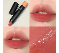 Rouge À Lèvres Coréen Fraise Rose,Teinte Juteuse,Velours Mat,Teinte Durable,Très Hydratant,Repulpant,Brillant À Lèvres,Maquillage.01-Black Tube.