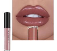 Rouge À Lèvres Crème Longue Tenue, 12 Couleurs, Brillant À Lèvres Velours, Liquide Naturel, Antiadhésif, Hydratant, Pour Femmes (N° 07, 6 Ml)
