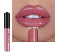 Rouge À Lèvres Crème Longue Tenue, 12 Couleurs, Brillant À Lèvres Velours, Liquide Naturel, Antiadhésif, Hydratant, Pour Femmes (N° 05, 6 Ml)