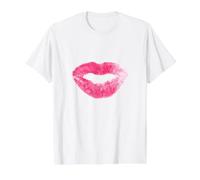 Rouge à lèvres de Couleur Rose Mark Kiss T-Shirt Graphique avec Valeur