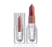 Rouge à lèvres doux et mat 2 en 1 - Transfert durable pour preuve avec brillance irisée pour une utilisation toute la journée - 3,8 g (F)
