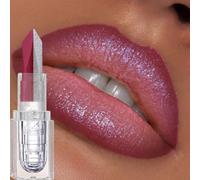 Rouge à lèvres doux mat 2 en 1 - Transfert durable pour preuve avec brillance irisée pour une utilisation toute la journée - 3,8 g (Q)