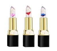 Rouge à lèvres en forme de fleur changeant de couleur - Brillant à lèvres hydratant - Baume à lèvres en cristal - Température de couleur N5D3 - Maquillage cosmétique