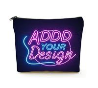 Rouge à lèvres en lin beige avec inscription Your Image Here Cadeaux de remise de diplôme pour elle, beige, Taille unique