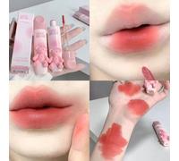 Rouge À Lèvres En Velours Mat,Petit Ours Mignon,Brume De Glaçage,Crème Blanchissante Longue Durée,Coloration,Maquillage Pour Les Lèvres.Gx1079-02.2.5g