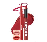 Rouge à Lèvres et Crayon à Lèvres Mat Set, 2pcs Lipstick & Lip Liner Brique Rouge, Longue Durée, Imperméable, Hautement Pigmenté, Velours Texture Crème, Coffret Maquillage Femme for Christmas-10