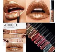 Rouge à lèvres - Gemey Maybelline - 90 Trident (Or) - Liquide MAT - Métallisé - Couleur intense