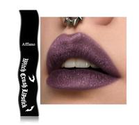 Rouge à Lèvres Gothique Graumauve à Reflets Violettrosa, Encre à Lèvres Liquide Mate Nacrée, Texture Soyeuse Longue Tenue Hydratante pour Quotidien, Halloween, Sorcière, Vampire et Cosplay #13