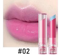 Rouge À Lèvres Hydratant À Paillettes Changeantes De Couleur Cristal,Baume Teinté Violet Raisin,Dégradé De Couleur,Anti-Séchage,Maquillage Hydratant Pour Les Lèvres.02.3.5g