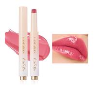 Rouge à lèvres hydratant et scintillant, brillant à lèvres hydratant en gelée rosée, baume à lèvres teinté imperméable à l'eau et longue durée, stylo teinture à lèvres repulpant Glossy Blam #04