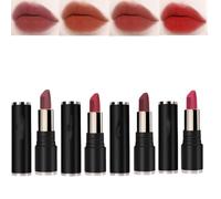 Rouge à lèvres imperméable, rouge à lèvres mat, rouge à lèvres hydratant, ne se décolore pas, rouge à lèvres longue tenue, ne colle pas à la tasse (4 pièce)