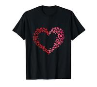 Rouge à lèvres Kiss Heart T-Shirt Graphique avec Valeur