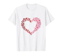 Rouge à lèvres Kiss Heart T-Shirt Graphique avec Valeur