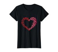 Rouge à lèvres Kiss Heart T-Shirt Graphique avec Valeur