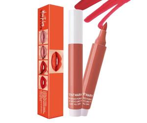 Rouge à lèvres liquide, marqueur à lèvres, colorant hydratant, point précis pour une application ciblée, finition naturelle, anti-tache, hydratant et sublime les lèvres d'un F durable