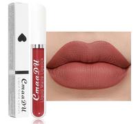 Rouge à Lèvres Liquide Mate, Rouge a Levre Longue Tenue, Couleur Intense Lip Tint, Fini Mat, Formule Vegan, Sans transfert, Cadeau pour Femme (02, 2.5ml)