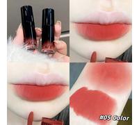 Rouge À Lèvres Liquide Velours Nu Mat,Brillant À Lèvres Longue Durée,Teinte Pêche,Boue,Glaçure,Rose Rouge,Tache Pour Femmes.05.