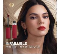 Rouge à lèvres - L'oreal Paris - Matte Resistance 16h - 105: Breakfast in bed - Waterproof - Fini poudré mat