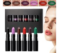 Rouge à Lèvres Maquillage pour Halloween,Kit De Maquillage Des Lèvres En Noir Foncé | Coffret Léger Cadeau Femme Fille Amie Sœur