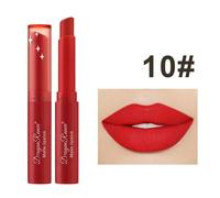 Rouge À Lèvres Mat 12 Couleurs,Rose Chair,Brillant À Lèvres Solide,Longue Durée,Baume Teinté Rouge Velve,Maquillage Imperméable 24 Heures.10.