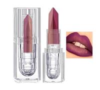 Rouge À Lèvres Mat - Crayon À Lèvres Bicolore, Formule Hydratante | Brillant Longue Tenue Non Collant, Fini Mat Et Lisse, À Utiliser En Soirée, Au Quotidien, Pour Un Maquillage Et Des Lèvras