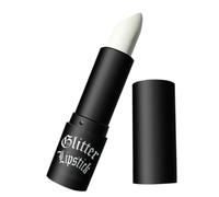 Rouge à Lèvres Mat D'halloween Blanc Plastique, Éclat Solide pour Femmes | Maquillage Halloween, Finition Glitter, Application Douce, Look Vampire Sombre, pour Femmes et Filles