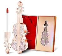 Rouge à Lèvres Mat Gireatick Avec un Design D'apparence de Violon Unique Rouge à Lèvres Velouté Rouge à Lèvres Imperméable Durable