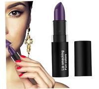 Rouge à lèvres mat imperméable longue durée en velours, tasse antiadhésive, ne se décolore pas, rouge à lèvres hydratant portable, brillant pour maquillage sur le thème d'Halloween, raisin