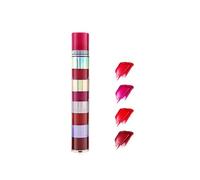 Rouge à Lèvres Mat Quatre En Un, Rouge à Lèvres Combinant Plusieurs Couleurs, Développement élevé Des Couleurs, Maquillage Cosmétique Pour Les Lèvres (01)