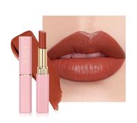 Rouge à lèvres mat super lustré, baume à lèvres teinté super hydratant, couleur ultra riche, finition crème naturelle brillante pour le soin des lèvres sèches # 02