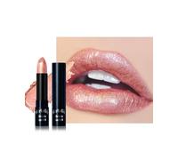 Rouge à lèvres métallisé pailleté, léger et non desséchant, gloss hautement pigmenté, longue tenue et waterproof, vegan et sans ingrédients d'origine animale