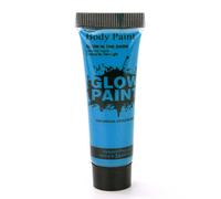 Rouge À Lèvres Néon Phosphorescent,Maquillage Réactif Uv,Lumière Noire,Peinture Pour Le Visage Et Le Corps,Lueur Dans Le Noir,Fournitures De Fête - Type 10ml Blue