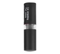 Rouge à lèvres noir mat, avec texture crèmeuse pour le maquillage d'Halloween, outil cosmétique pour la fête, le bal masqué et le carnaval
