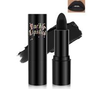 Rouge à Lèvres Noir Mat,Lipstick Longue Tenue Doux Velours Fine Texture, Couleur Intense Lip Tint,lip Gloss Imperméable Anti-Kiss anti-salissures Pour de Noël Fête Mascarade Cosplay Gothique Makeup-5