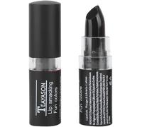 Rouge À Lèvres Noir,Outil Cosmétique Pour Femmes Glaze Longue Durée Maquillage Rétro Halloween Lipgloss Vampire Matte La Fête Mascarade Cosplay Noir Mat L'ensemble Lipstick Makeup Set(04#Noir)