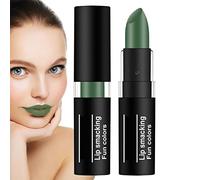 Rouge À Lèvres Noir Pour Femme - Lèvre Mat D'Halloween - Ensemble Étanche Antiadhésif Longue Tenue