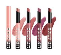Rouge À Lèvres Nude Cheek - Lot De 4 Velours Lisse, Formule Imperméable, Kit Pour Lèvres Au Mat | Voyage De W nd, Soirée De Rendez-vous Romantique, Beauté Quotidienne Des Étudiants, Vacances